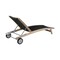 Armen Living Chateau Outdoor Patio Adjustable Chaise Lounge Chair in Eucalyptus Wood and Charcoal Rope 840254336049 - alternate 3